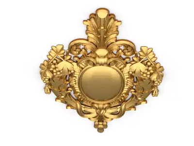 carved classic decorative ornament cnc 3d printing stl 59 3D model purchase