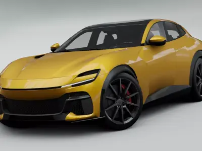 Ferrari Purosangue 2023   3D model