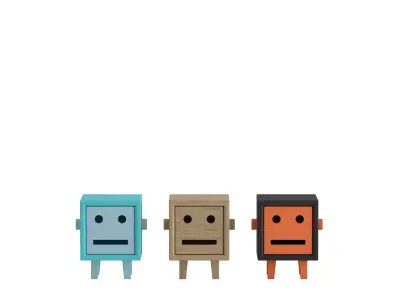 Smile box Free 3D model