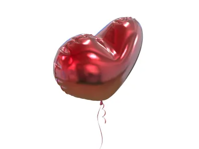 Balloon heart 3D model