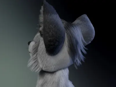 Richard Anthro Wolf 3D model