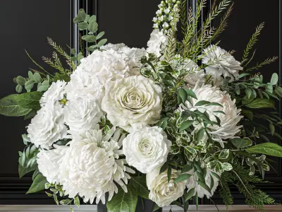 Flower Set 028  3D model