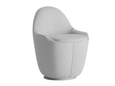 Swivel Dining Side Chair 3D model