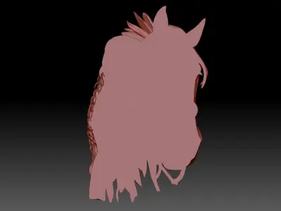 Horse 3D print model