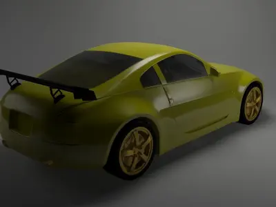 Nissan Sport Low-poly 3D model