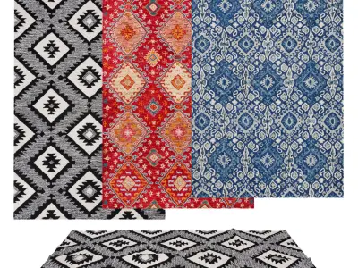 Rugs No 215 Low-poly 3D model