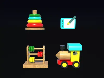 KIDS  TOYS 3D model 3D model