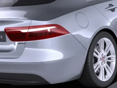 Jaguar XE 2017 VRAY 3D model