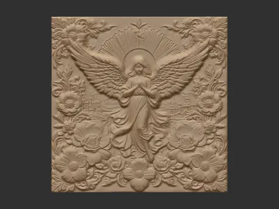 Angle frame cnc model  3D print model