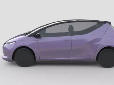 Generic Compact Electric Hatchback 3D model