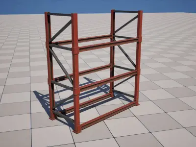 Warehouse Props Low-poly 3D model