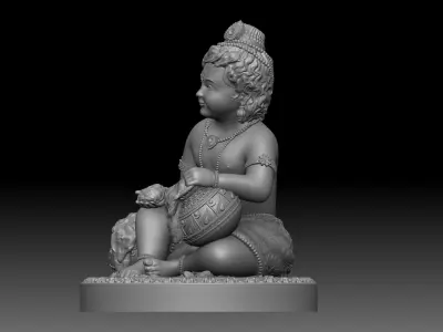Bal Gopal 3d Print model 3D print model