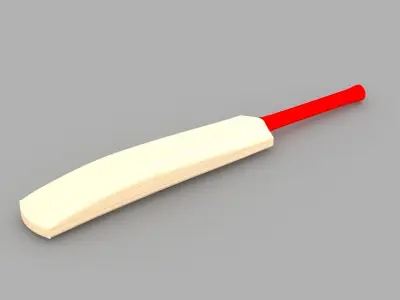 Cricket Bat 3D model