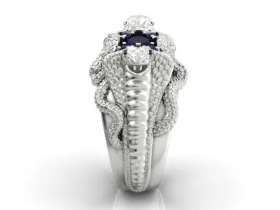  cobra ring snakes 233  3D print model