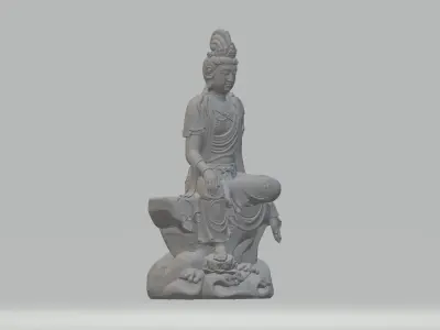 Guanyin Bodhisattva Buddha Statue  3D print model purchase