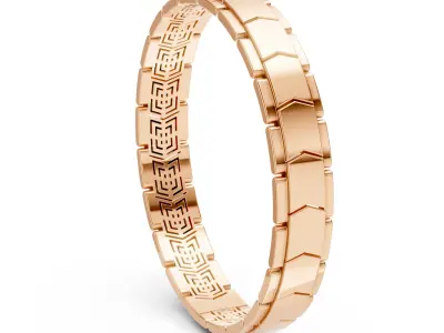 RedGold Man Bracelet 3D print model