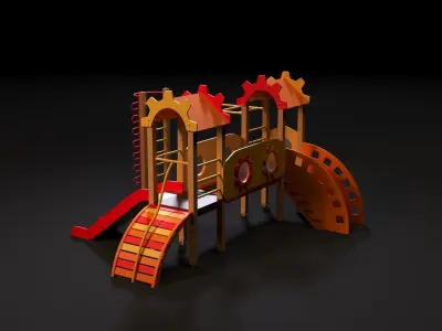 Children playground 3D model