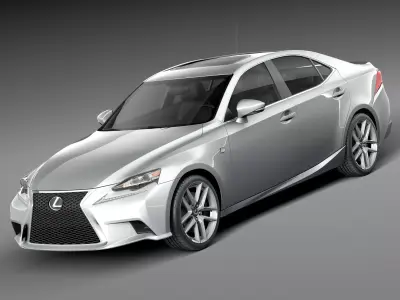 Lexus IS 2014 3D model