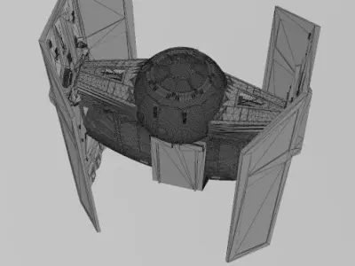 VADER-TIE ADVANCED Free 3D print model