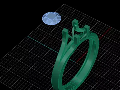 jewelry ring 341 3D print model