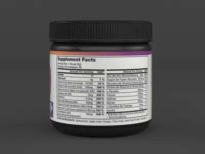 Protein Powder 3D model 172