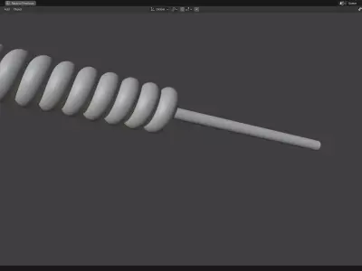 Twisty Lollipop 3D print model