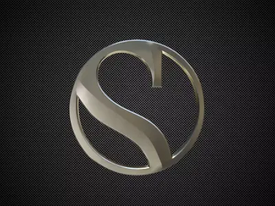 sauber logo 3D model