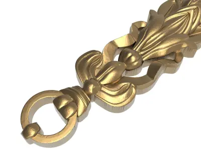 decorative pattern ready for 3D printing 3D model