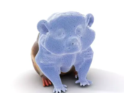 Adorable Squirrel Creature model pack Low-poly 3D model