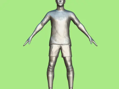 T-Pose Rigged Toni Kroos Real Madrid 23-24 3D model