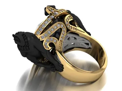 tiger ring 3D print model