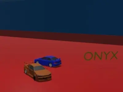 TWO LOW POLY JDM CAR Low-poly 3D model