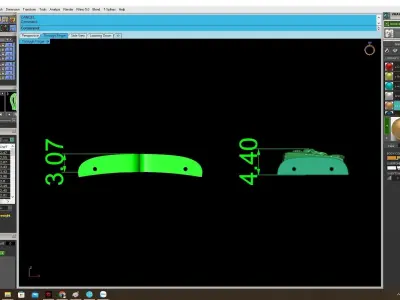 Elegant Panel Link Bracelet Jewelry Design 4111 3D print model