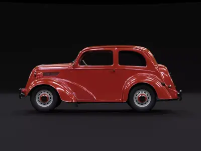 Anglia E494A 1949 3D model 3D model