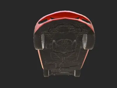 CARRERA GT REPLICA Low-poly 3D model