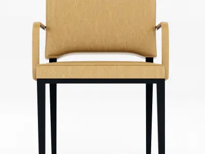 Restaurant Leather Chair 3D model