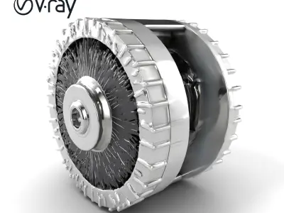 Refinement Processor Core Model Pack with Multi-Chamber Design Low-poly 3D model
