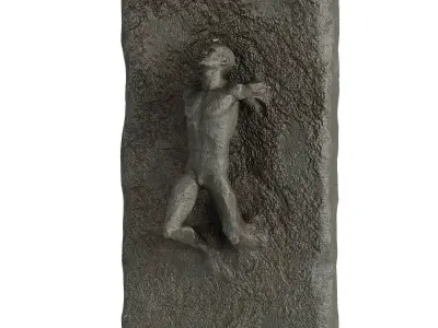 Human Sculptures 20 In Stone Low-poly 3D model