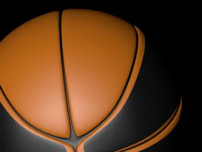 Basketball ball 3D model 12