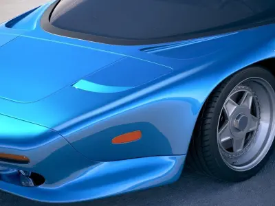 Vector Avtech WX3 1993 3D model