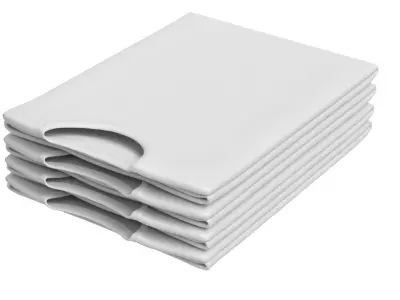 Crew Neck T-Shirt Folded For Men 3D model