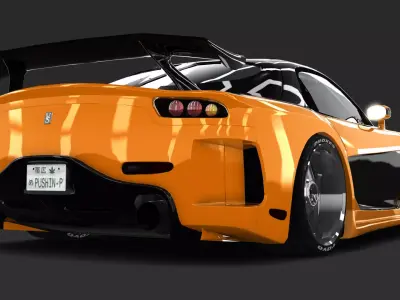 Mazda RX-7 Veilside 3D model