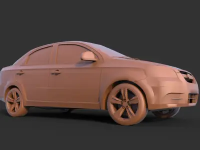 Chevrolet Aveo 3D print model