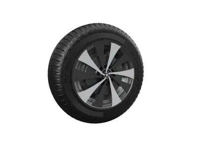 Car Tire And wheel model 3D model