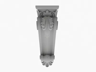 Scroll Corbel 62 3D model