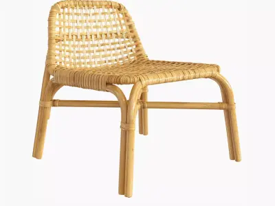 Tankvard bamboo rattan Chair 3D model
