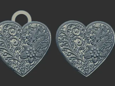 heart shape cookie  3D print model