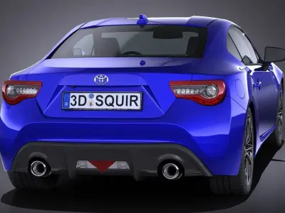 Toyota GT86 2017 3D model