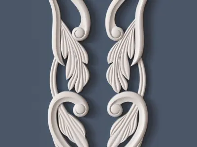 Decorative Scroll 3D model order