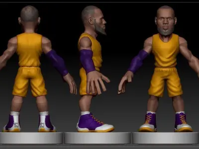 Lebron James 3D print model